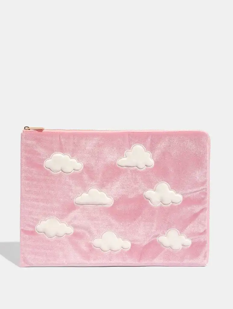 Pink Cloud Laptop Case