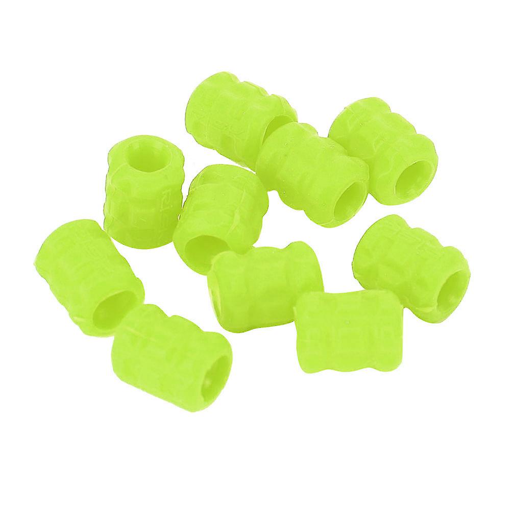 20pcs Rc121 Silicone Mountain Road Bicycle Frame Protective Cover Bike Sleeve Cable Brake Line Tube Protectorgreen (luminous)