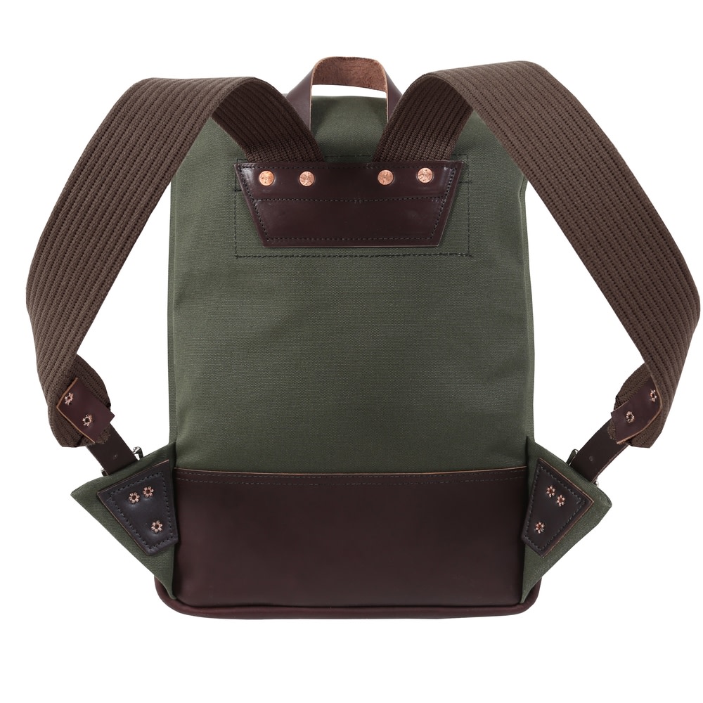 Duluth Pack Deluxe Roll-Top Scout Backpack ; Olive Drab