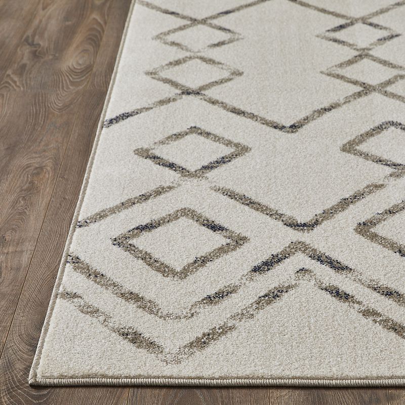 Loomaknoti Taytum Rocey White Area Rug