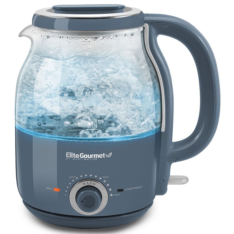 Elite 1.2-Liter Electric Glass Kettle