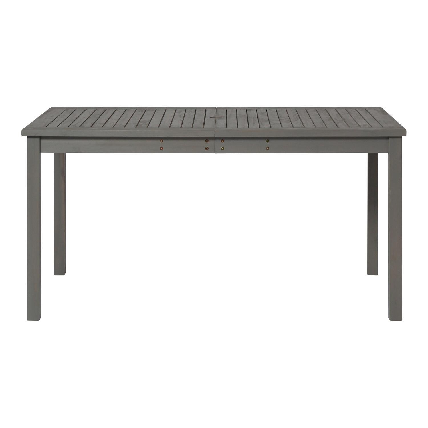 Ultimate Patio Camille Way 60 X 32 Inch Rectangular Acacia Patio Dining Table