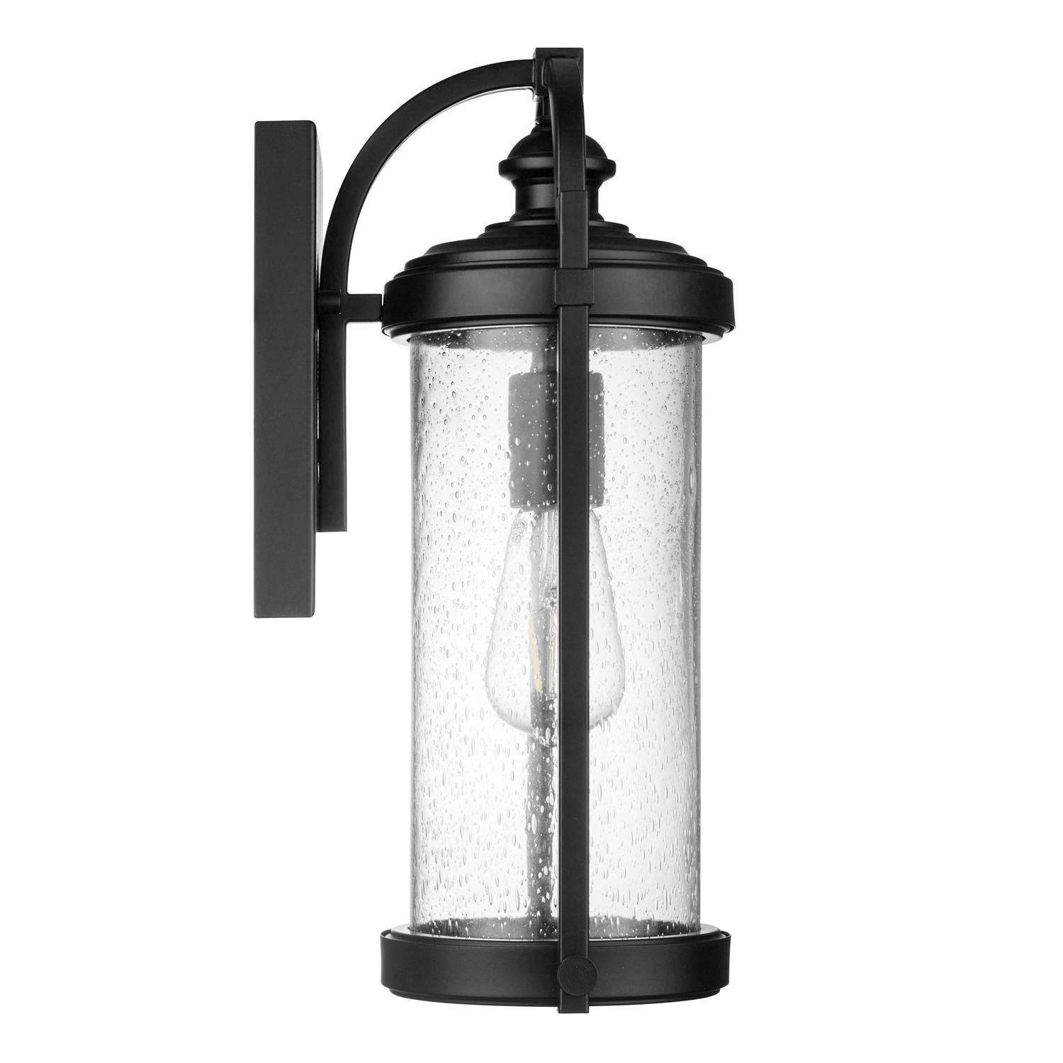 Prominence Home Black Outdoor Hardwired Wall Light