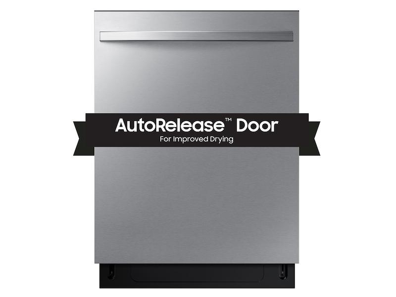 Samsung DW80CG4051SR Autorelease 51Dba Fingerprint Resistant Dishwasher With 3Rd Rack In Stainless Steel