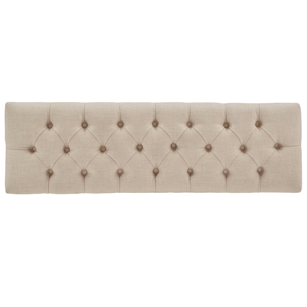 Benchwright Premium Tufted Reclaimed 52 inch Upholstered Bench by iNSPIRE Q Artisan