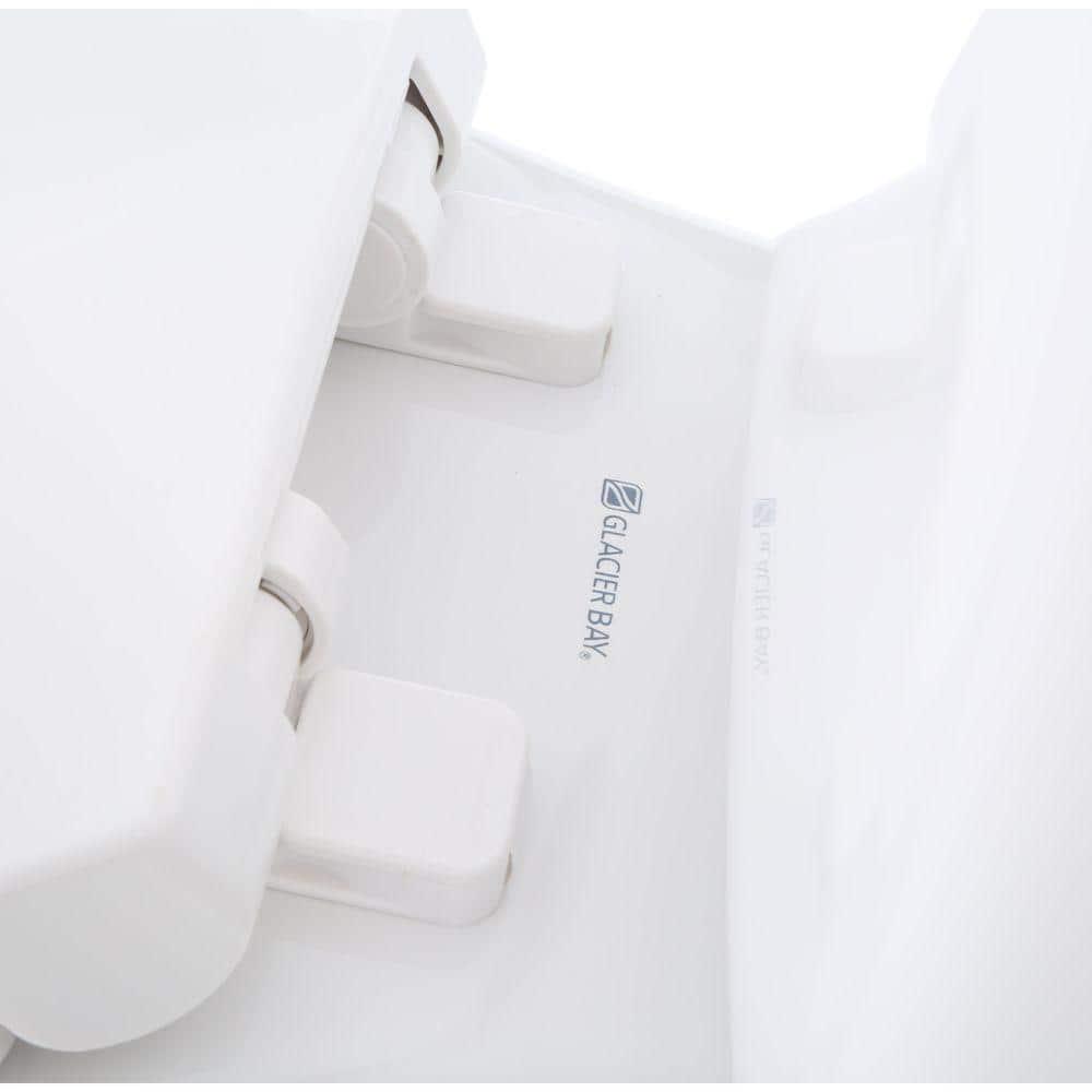 Glacier Bay 2piece 10 GPF128 GPF High Efficiency Dual Flush Elongated Toilet in White