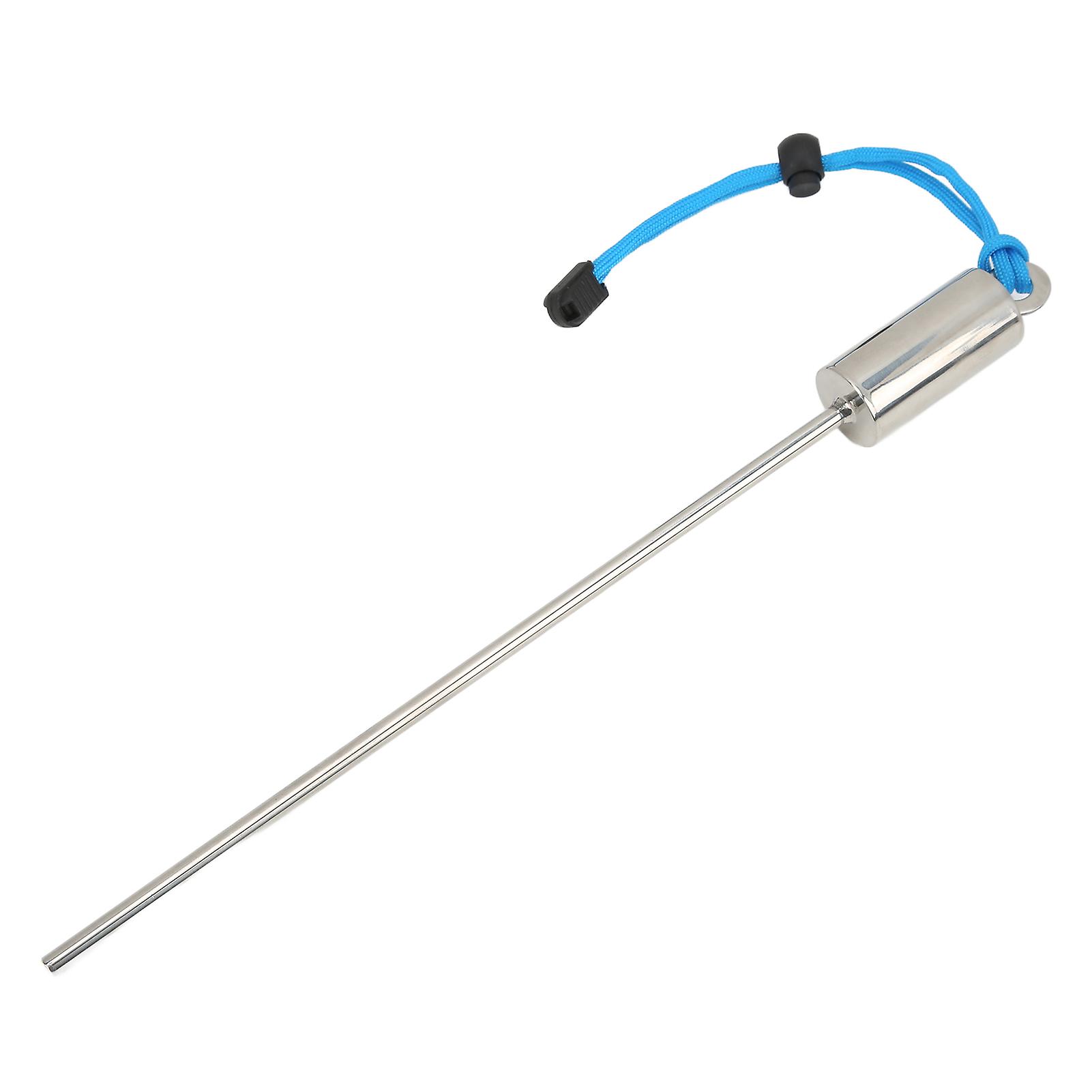 Tooke 30cm Diving Stick Pointer Rod With Scale Underwater Shaker Noise Maker With Lanyardblue