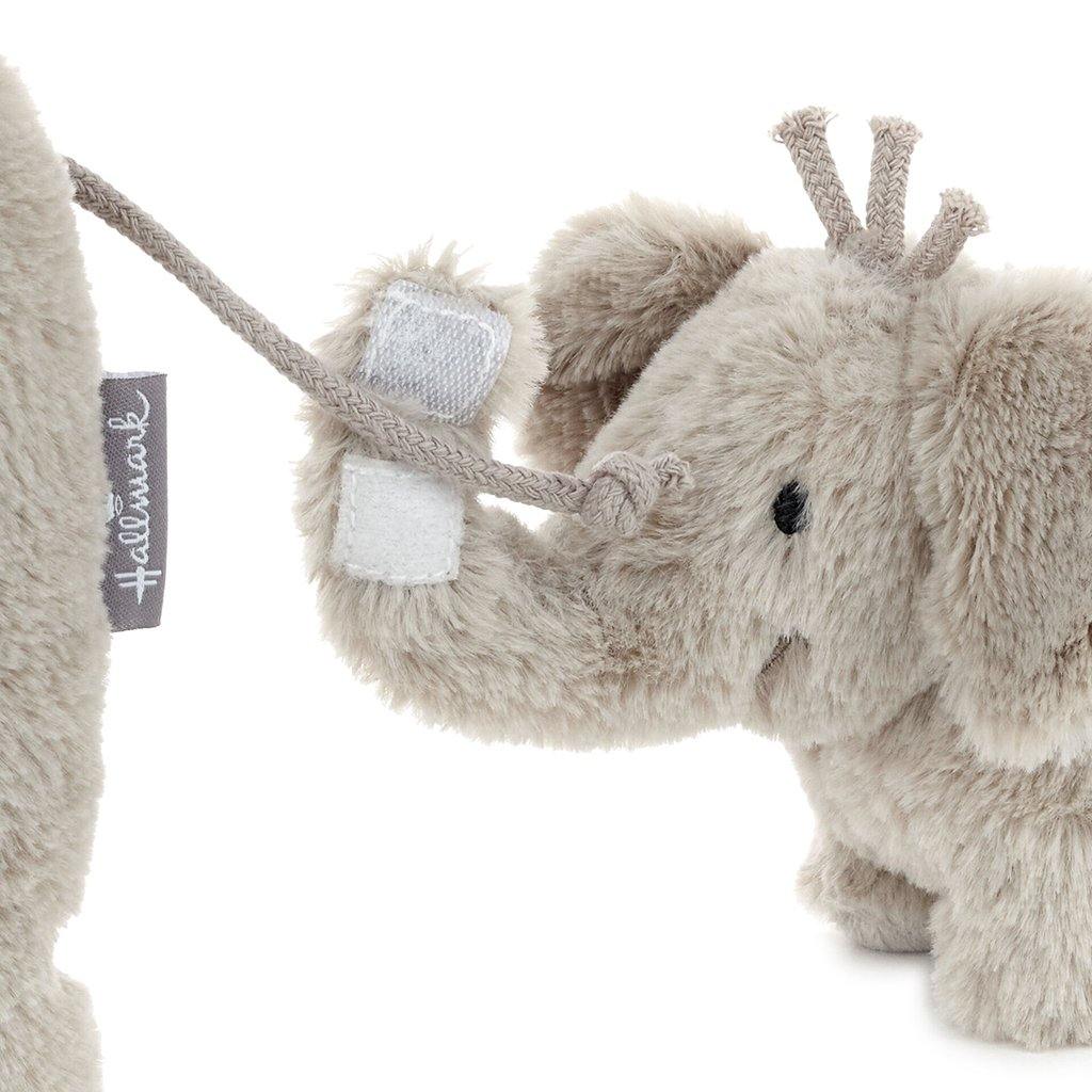 Hallmark  Big and Little Elephant Singing Stuffed Animals With Motion, 8