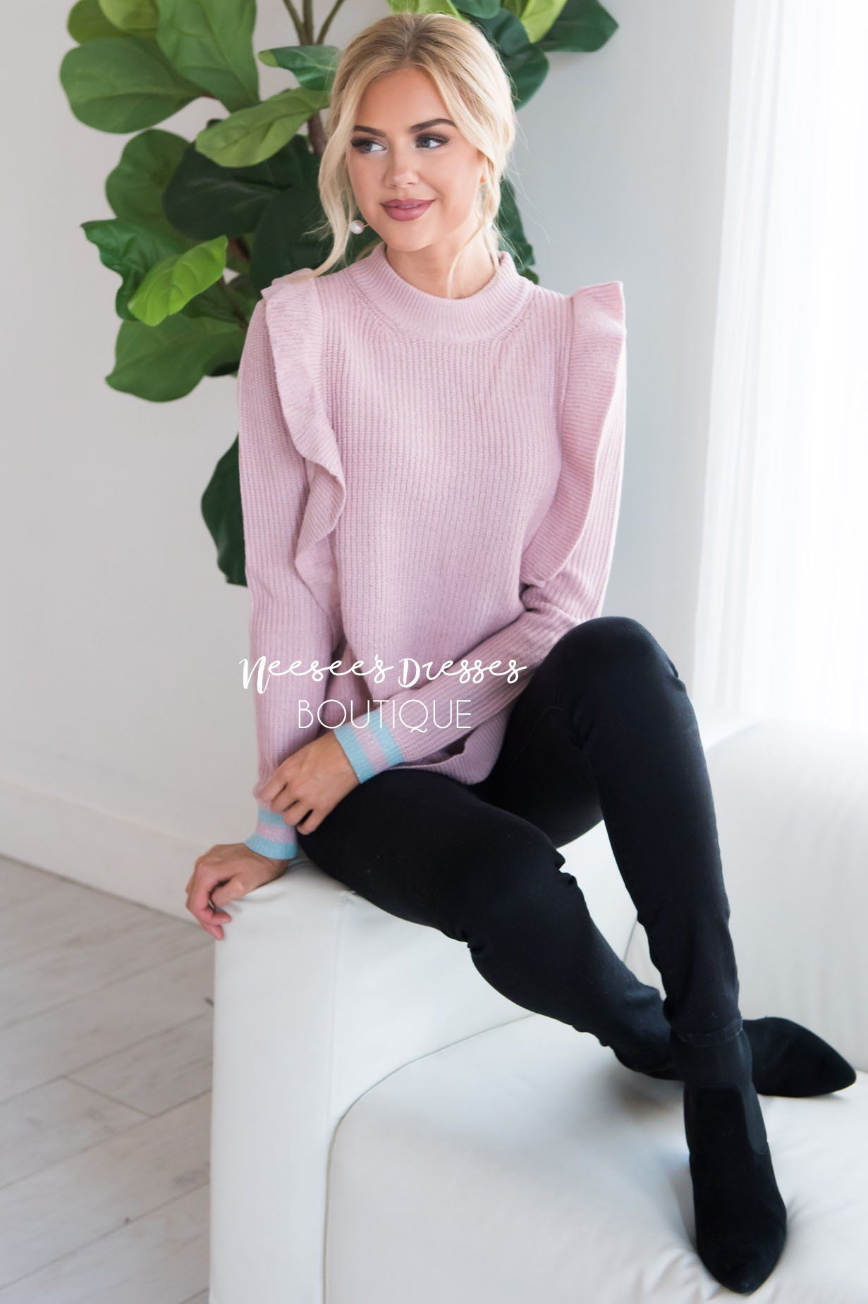 It's All About The Ruffles Sweater