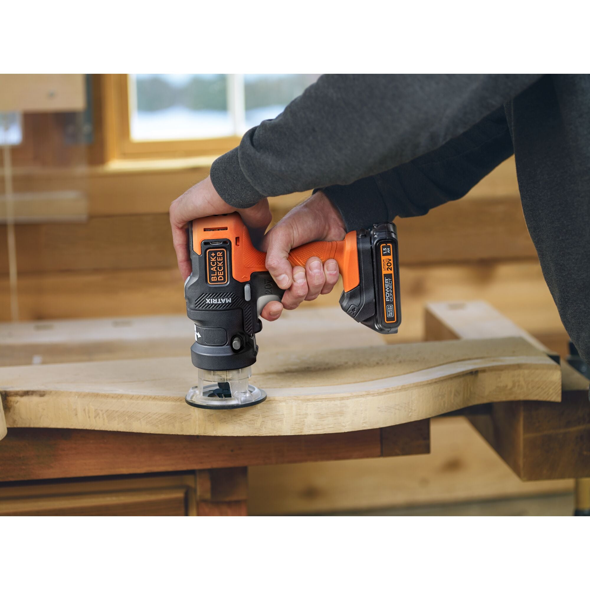 MATRIX™ Router Attachment For Cordless Drill