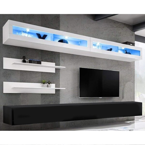 Fly I2 30TV Wall-mounted Floating Modern Entertainment Center