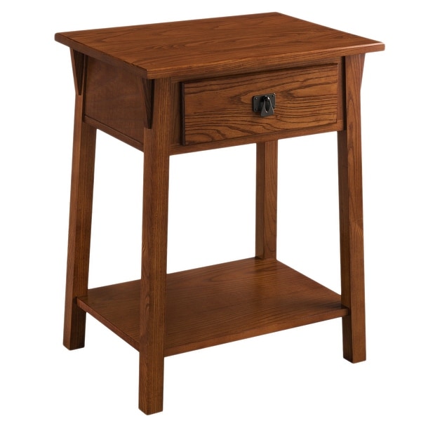 Leick Home Mission End Table with Drawer