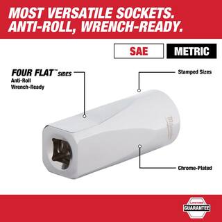 MW 12 in. Drive SAEMetric Ratchet  Socket Tool Set  12 in. Drive Metric Deep Well PACKOUT Impact Socket Set (63-Piece) 48-22-9010-49-66-6803