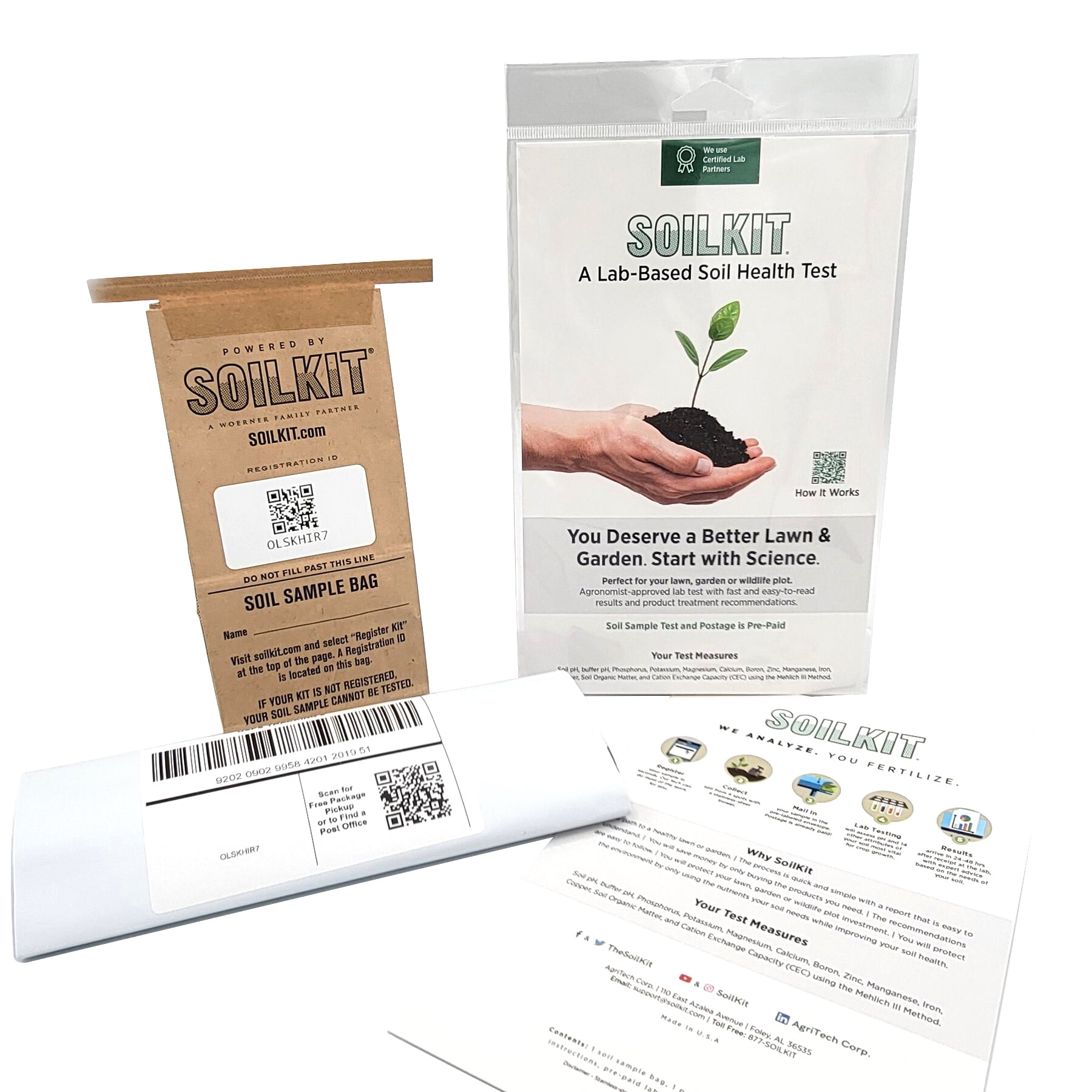 SoilKit Lab Based Soil Test Kit, 1 ct