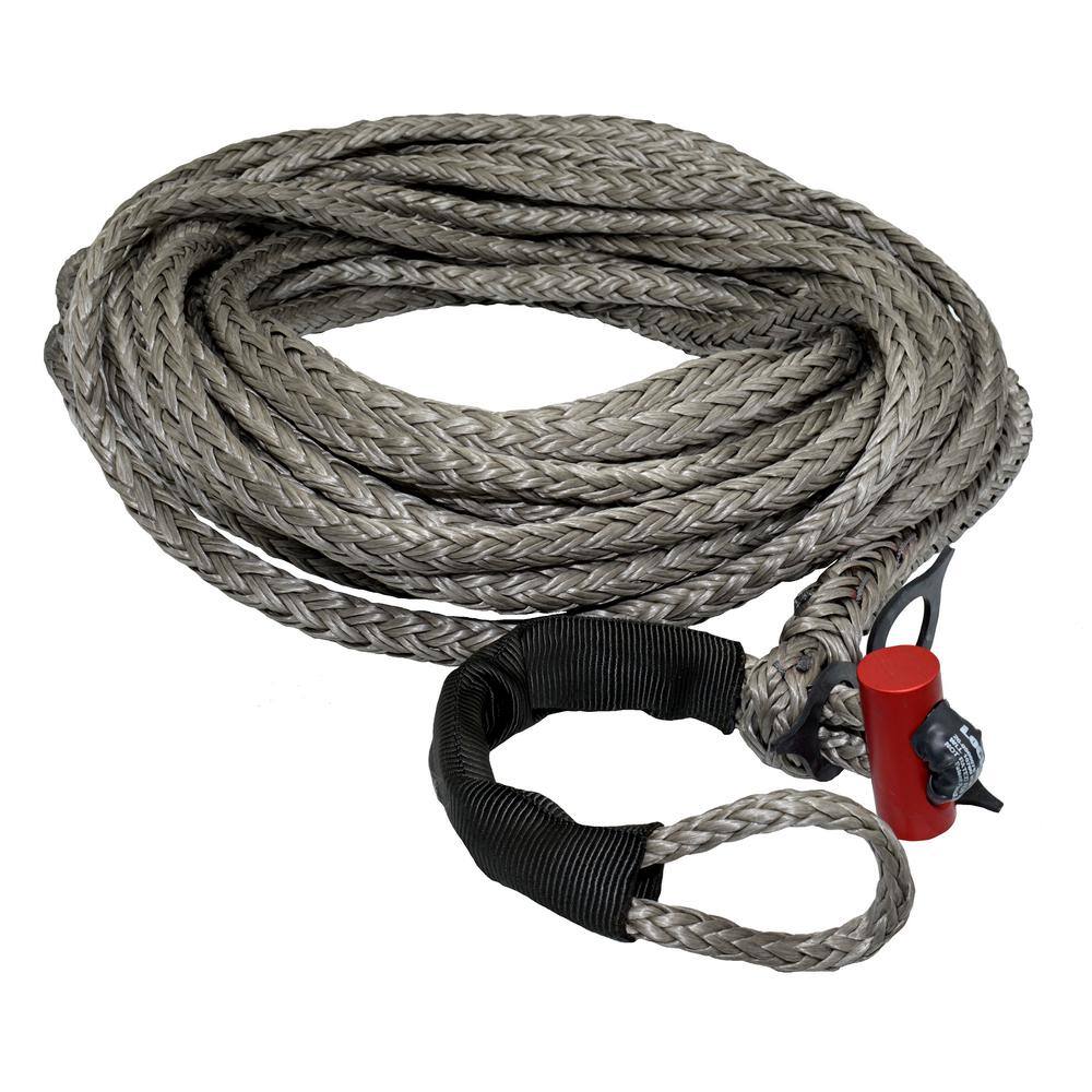 LockJaw 12 in. x 75 ft. Synthetic Winch Line Extension with Integrated Shackle 21-0500075