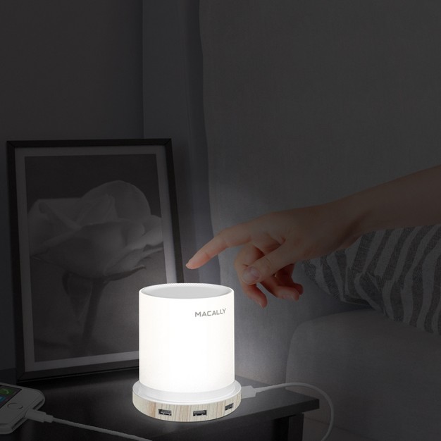 Macally Table Lamp With Usb Charger