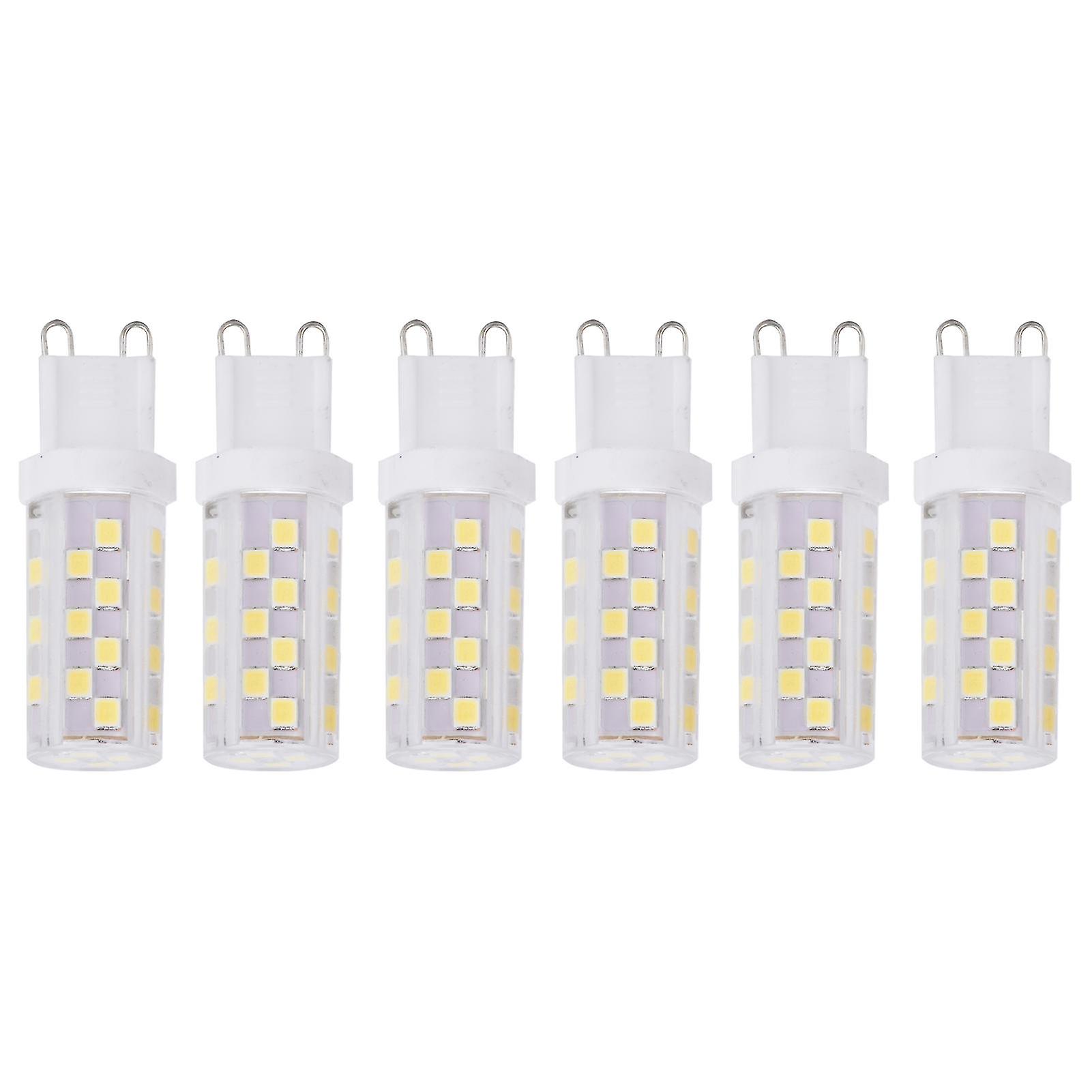 6Pcs 5W G9 46LED Bulb Dimmable Chandelier Ceiling Lamp Bulbs for Home Office Restaurant 230arm Light