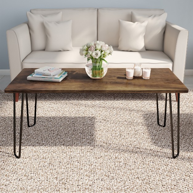 Hastings Home Hairpin Leg Coffee Table