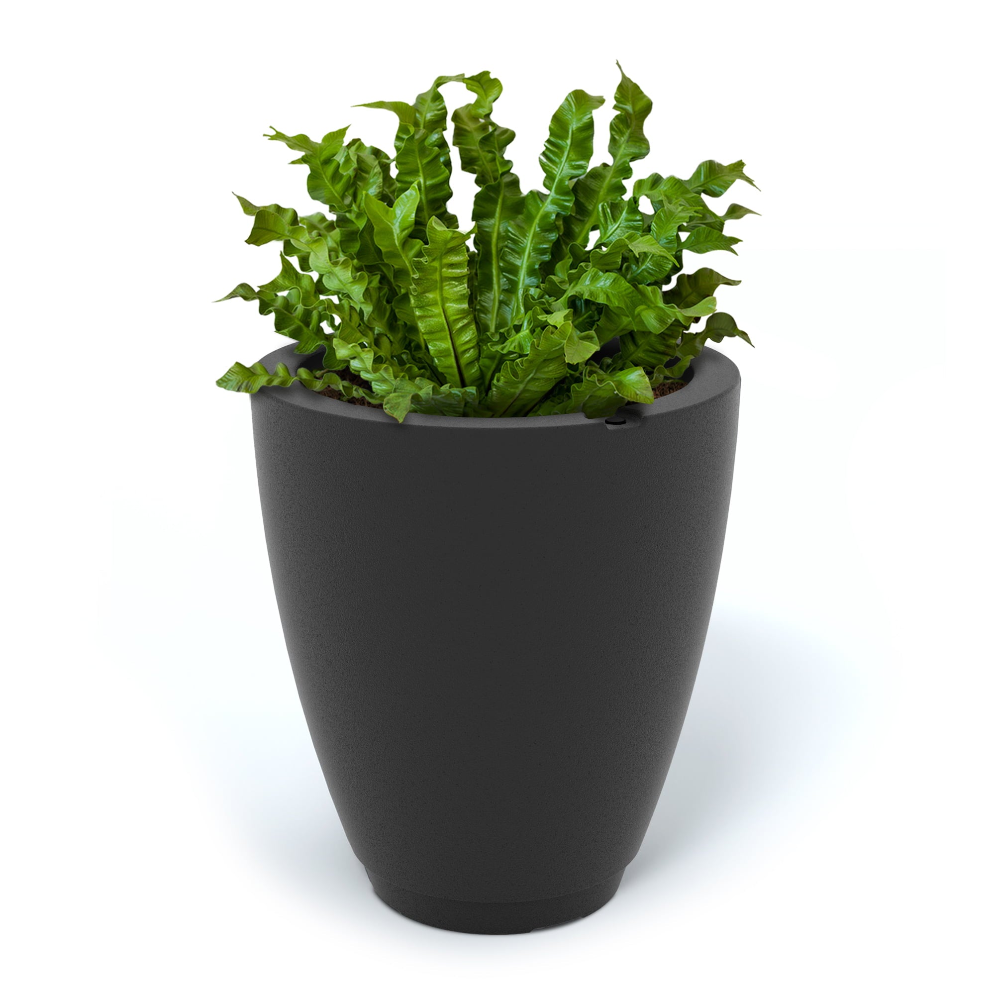 Caprio 18in Tall Planter - Black (5905-B)