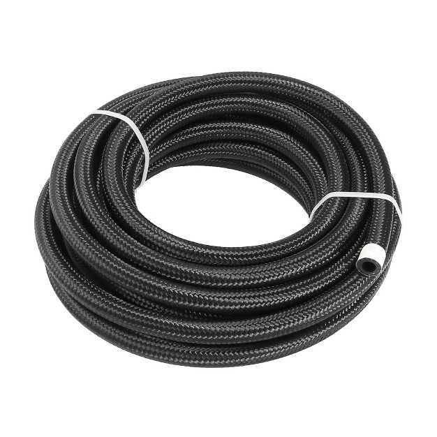 Unique Bargains Universal Braided Nylon Stainless Steel Cpe Oil Fuel Gas Line Hose