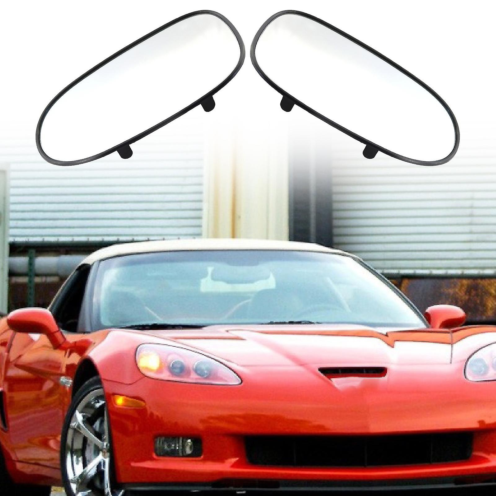 Wing Mirror Glass Durable Replacement White L/r High Clarity Side Mirror Glass Gm1320520 15795839 Gm1321520 For Corvette 05-13