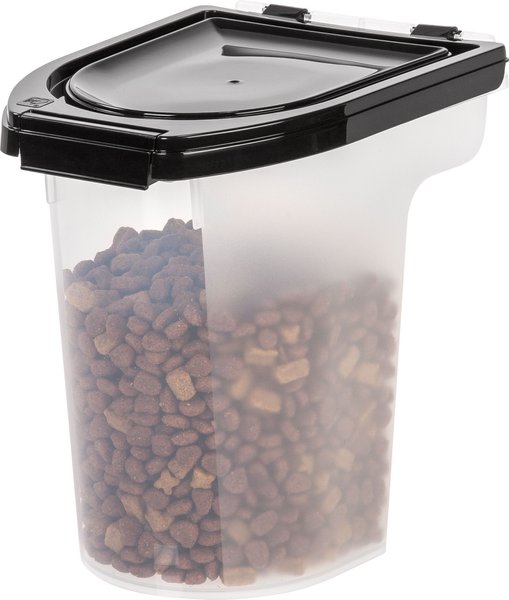 IRIS USA WeatherPro Dog， Cat， Bird and Small-Pet Food Storage Bin Airtight Container