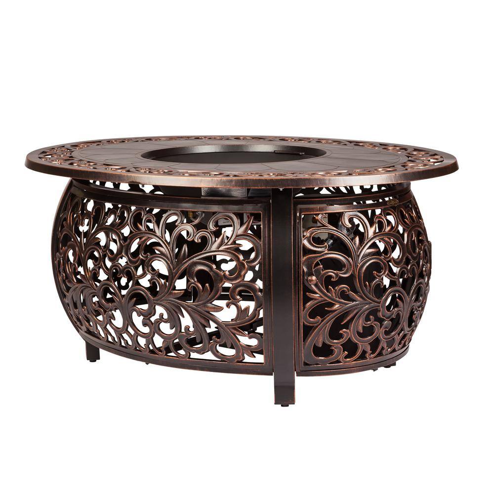 Fire Sense Toulon 48 in. W x 24 in. H Outdoor Gas Fire Pit 62198