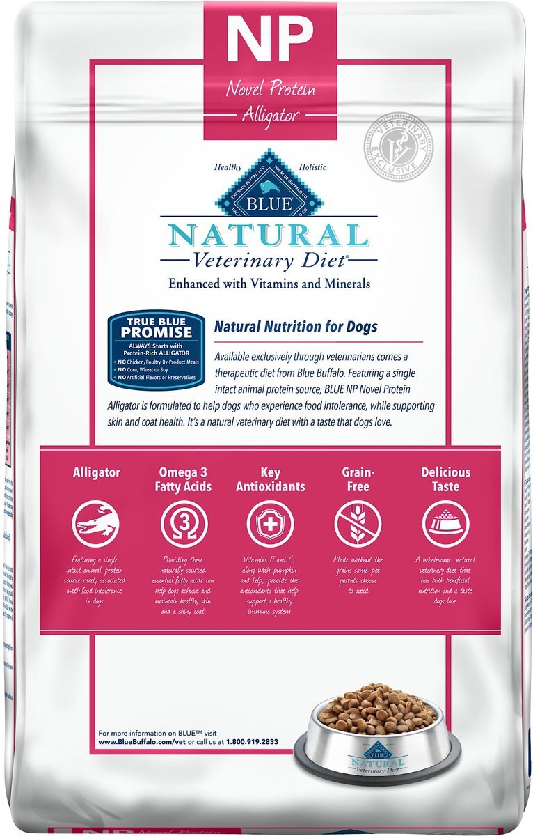 Blue Buffalo Natural Veterinary Diet NP Novel Protein Alligator Grain-Free Dry Dog Food