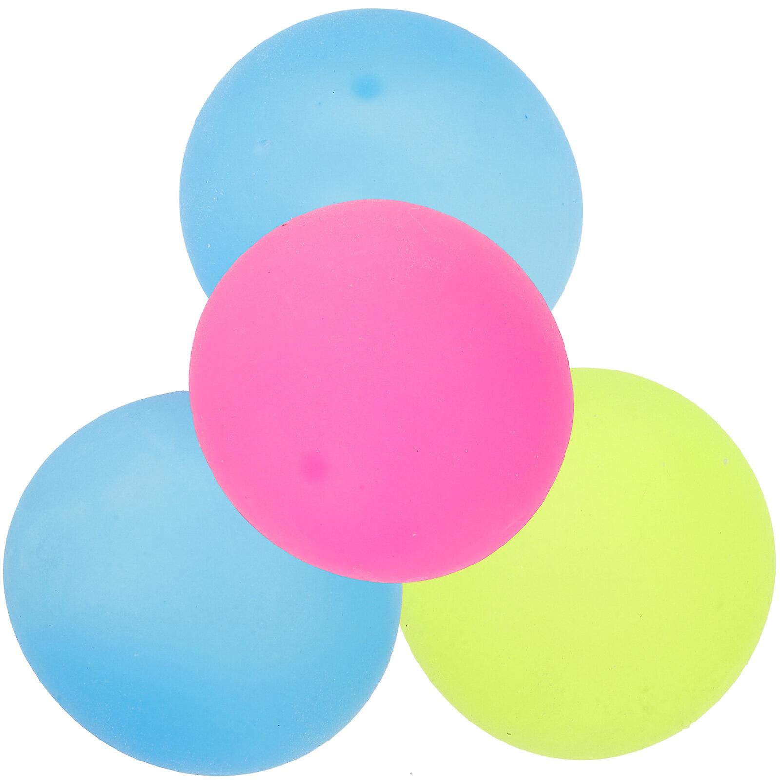 4pcs Round Stress Toys Stress Relax Playthings Round Squeeze Toys Round Squeeze Toys