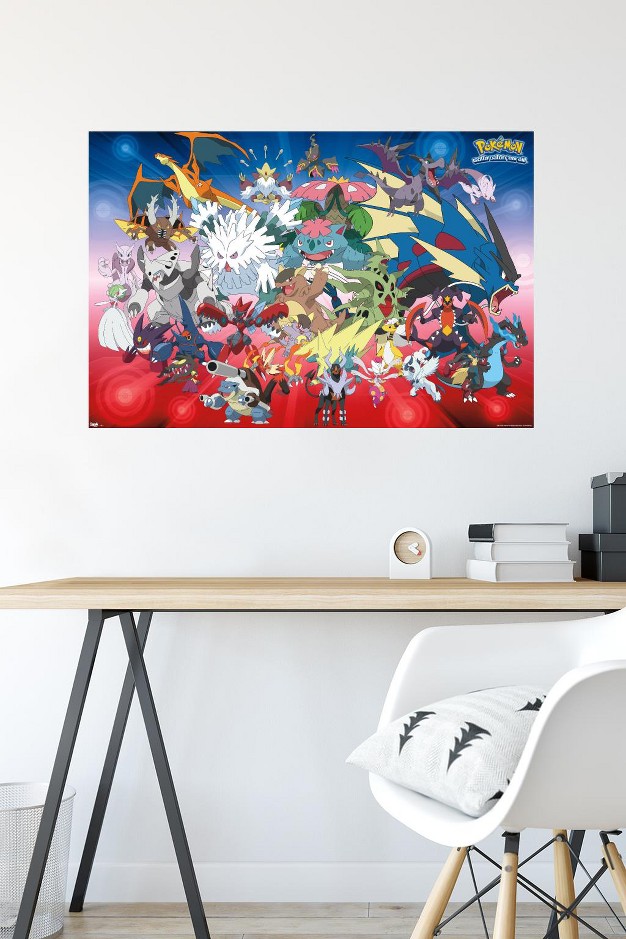 Trends International Pok mon Mega Evolutions Unframed Wall Poster Prints