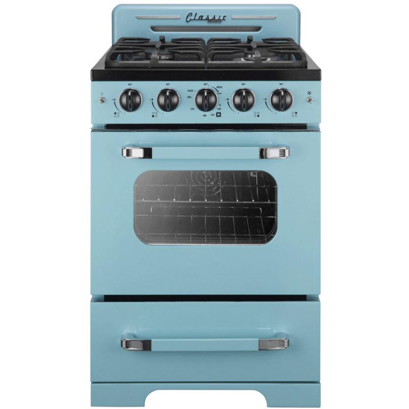 Unique Appliances 24-inch Freestanding Gas Range with Convection Technology UGP-24CR T