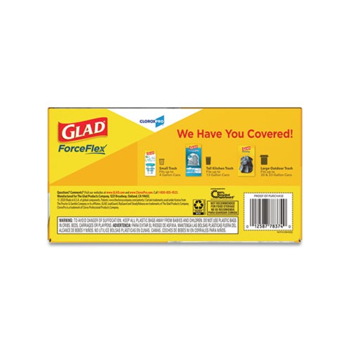 Glad Tall Kitchen Drawstring Trash Bags  CLO78526