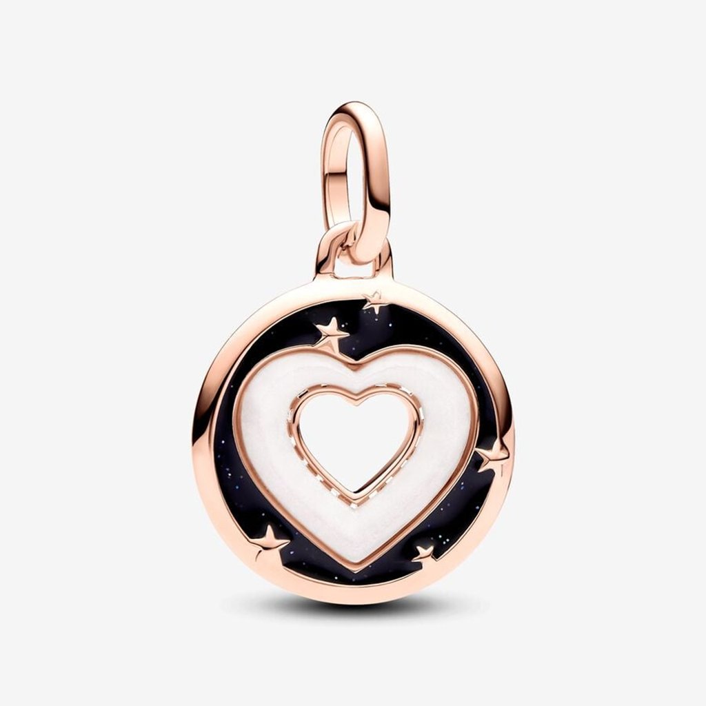 PANDORA  Pandora ME Hearts Medallion Charm - 14k Rose gold-plated unique metal blend