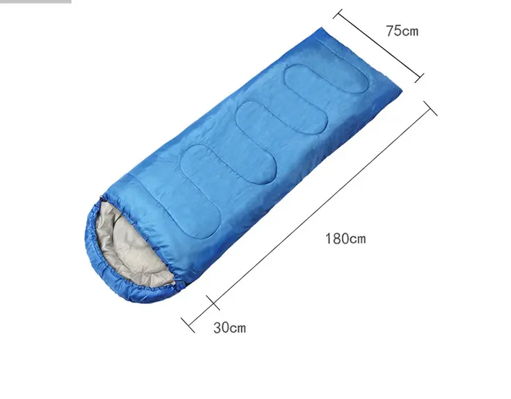 Popular Nature hike outdoor travel 3 season polyester envelope sleeping bag for camping