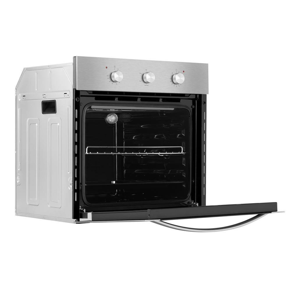 Empava 24 in. Single Electric Wall Oven in Stainless Steel with Konb Controls EPA-24WOA01