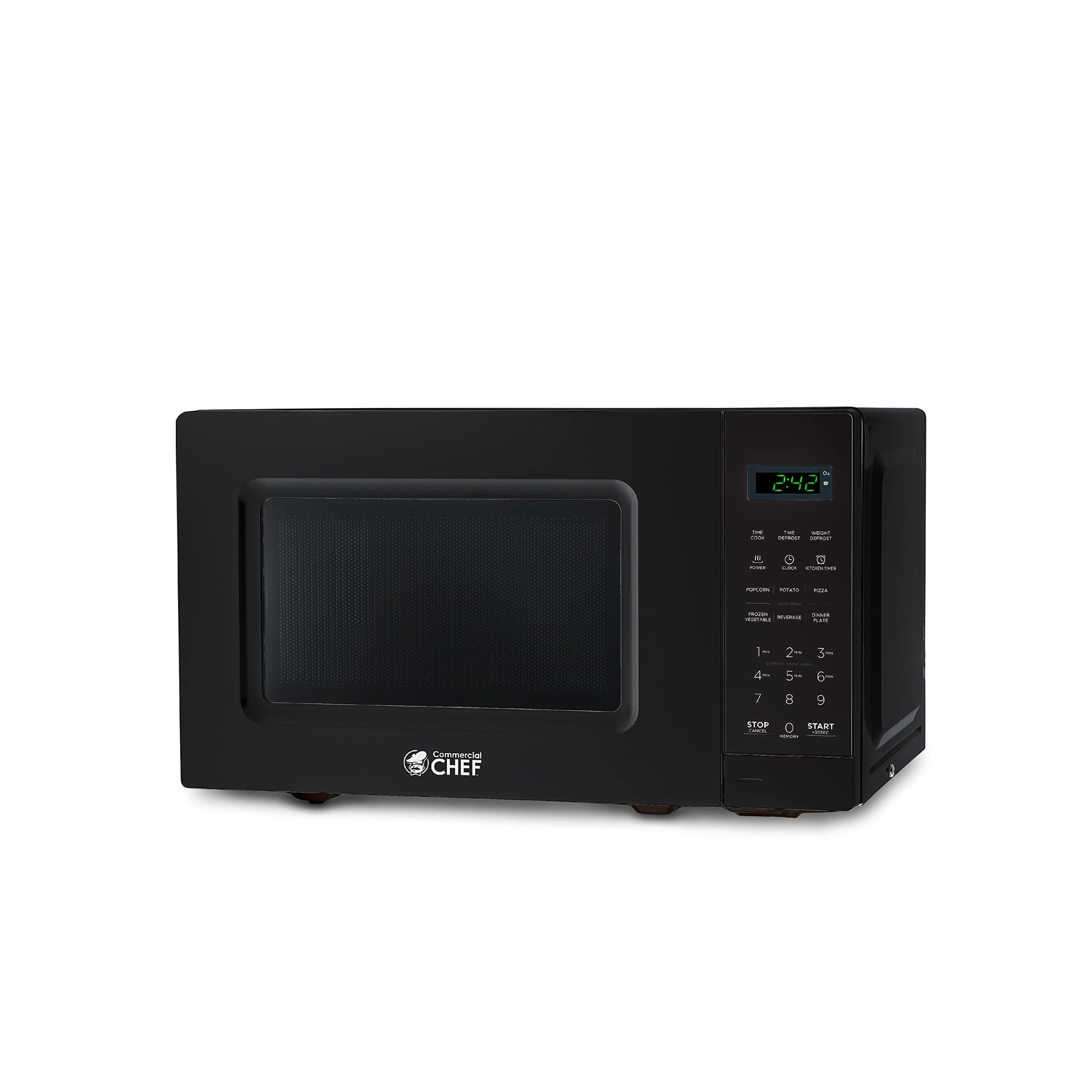 0.7 Cu.Ft Countertop Microwave Oven-Black