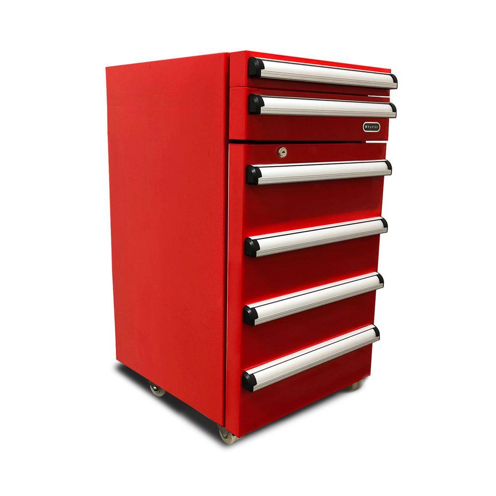 Whynter Portable 1.8 cu. ft. Tool Box Refrigerator in Red with 2 Drawers and Lock TBR-185SR