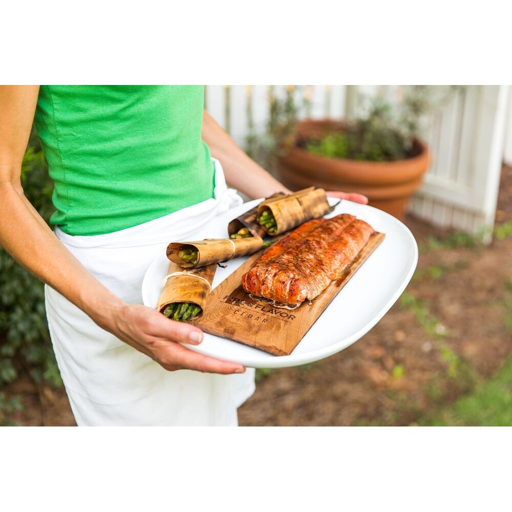 Fire   Flavor Cedar Grilling Planks  11 Inch  2 Pack