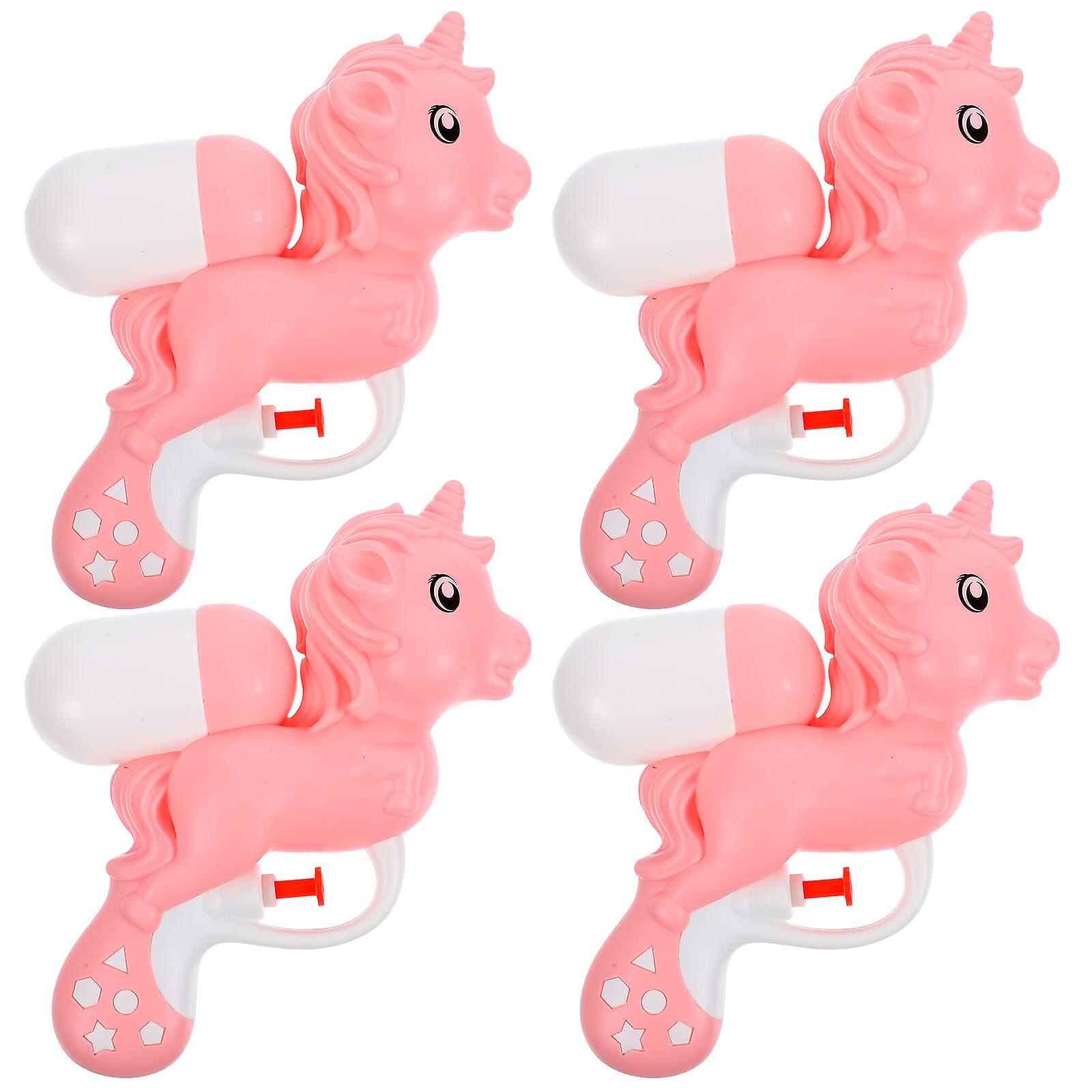 4 Pcs Cartoon Water Gun Cute Water Shooter Children Water Shooter Gun Toys For Party