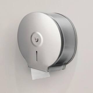 Alpine Industries Stainless Steel Jumbo Toilet Paper Dispenser (2-Pack) 482-2PK