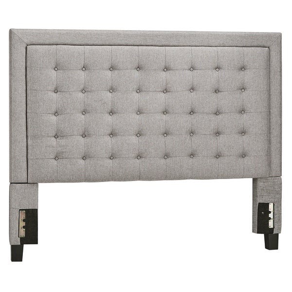 Bellevista Button-tufted Square Upholstered Headboard by iNSPIRE Q Bold - - 9391849