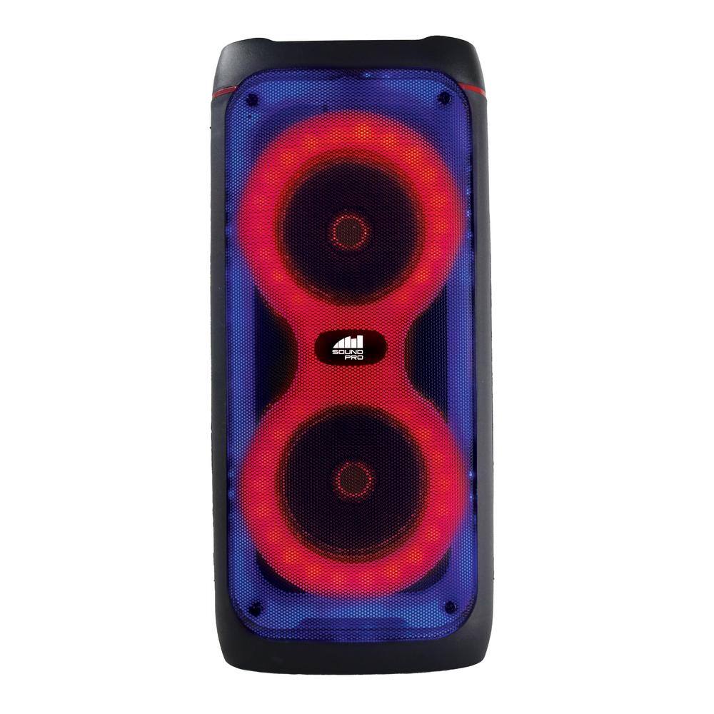 SOUNDPRO 4 in. Party Bluetooth Speakers with All New Multi-Color Blaze-8 Rhythm Lights NDS-4505