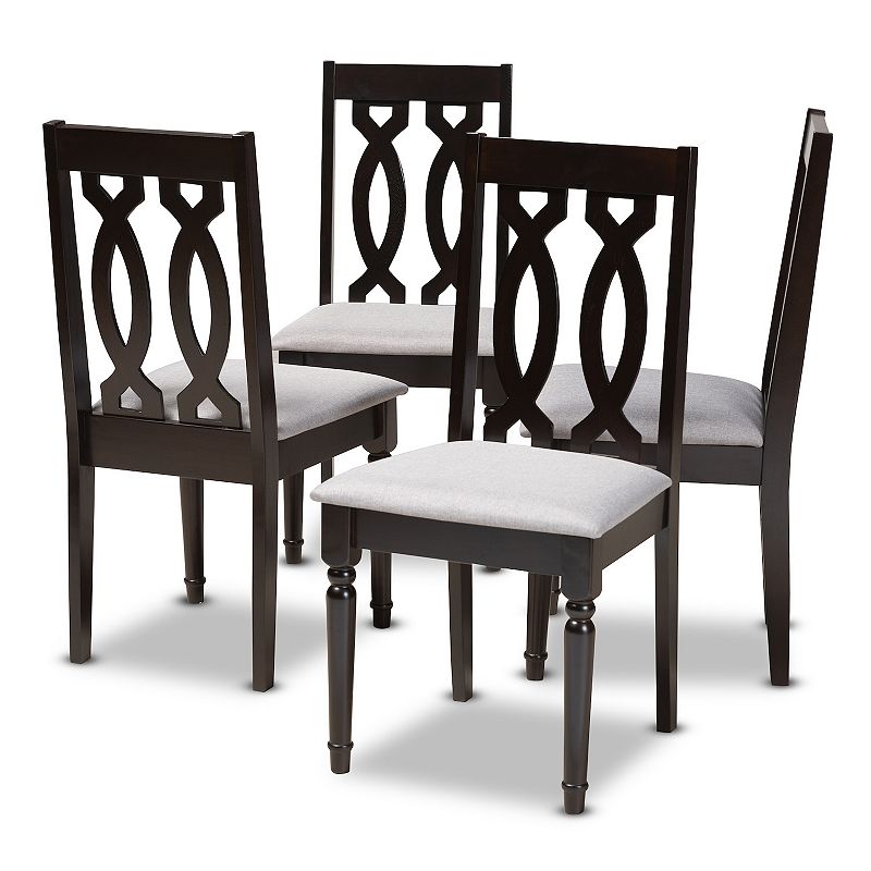 Baxton Studio Cherese Dining Chair 4-Piece Set