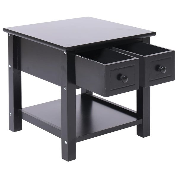 Side Table Black 15.7