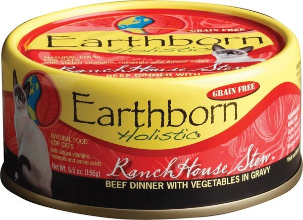 Earthborn Holistic Ranch House Stew Grain-Free Natural Canned Cat and Kitten Food