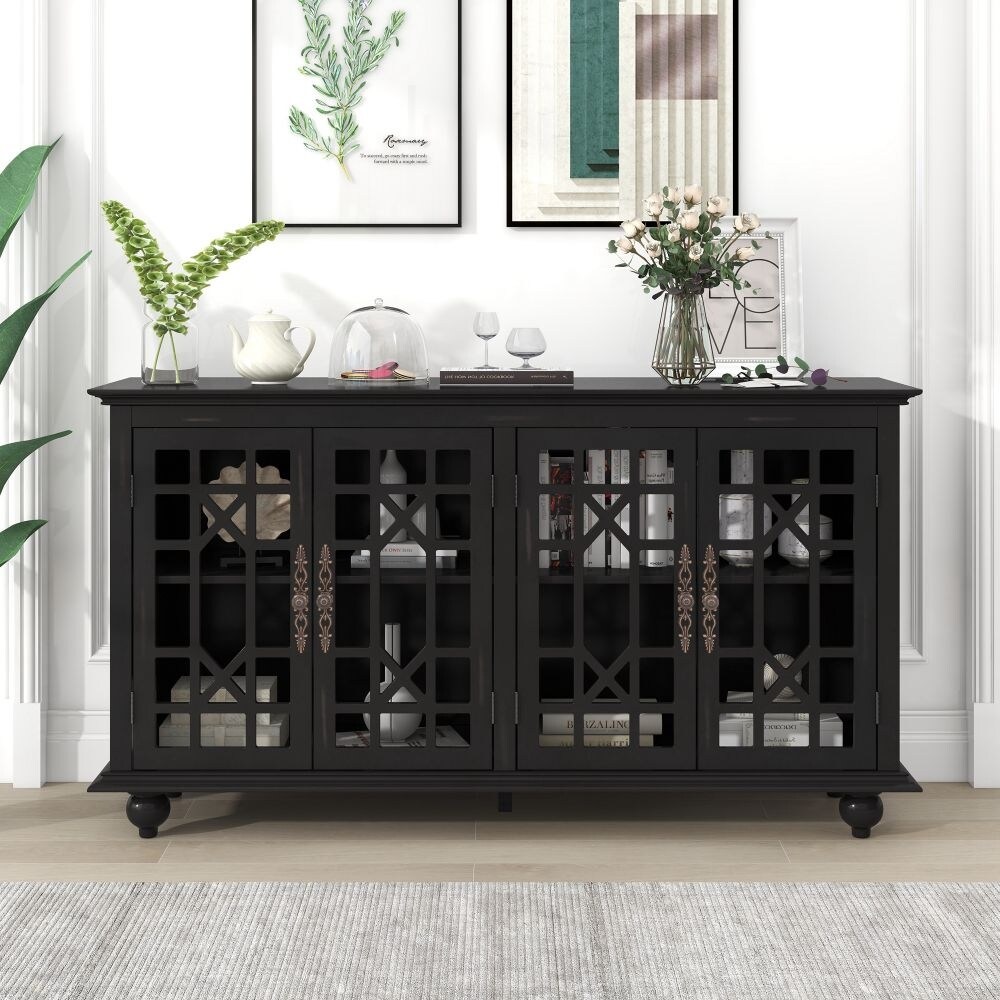 Sideboard with Adjustable Height Shelves