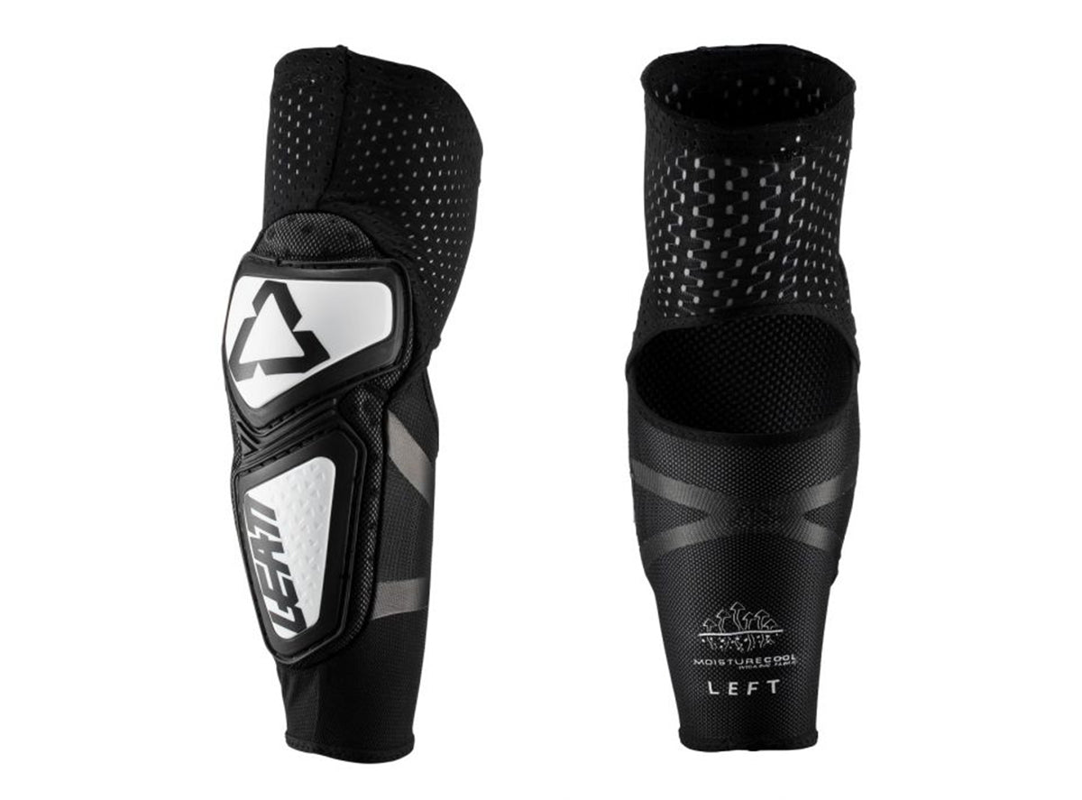 Leatt Contour Junior Elbow Guard - White-Black