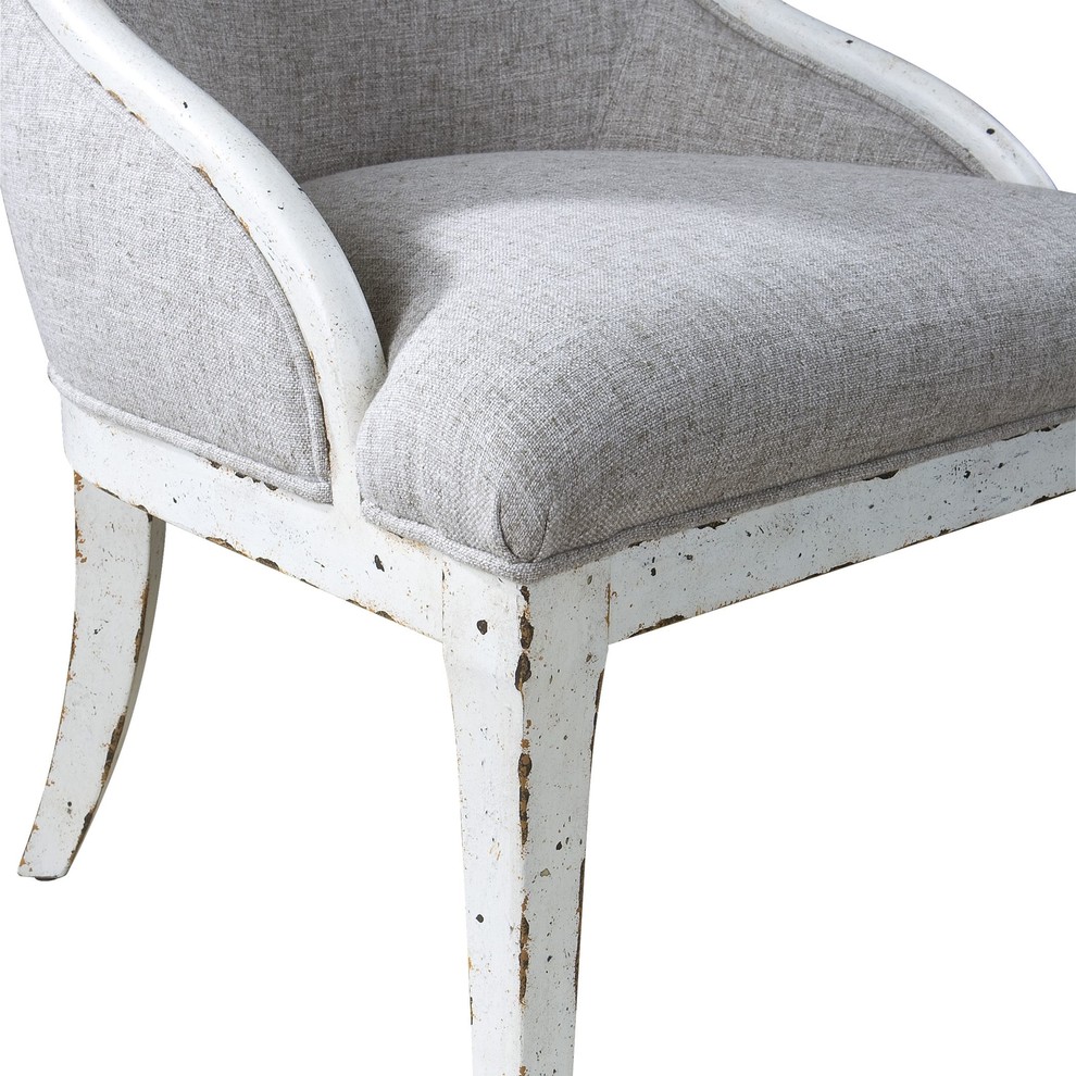 Uttermost Selam Aged Wing Chair   Traditional   Armchairs And Accent Chairs   by Furniture East Inc.  Houzz