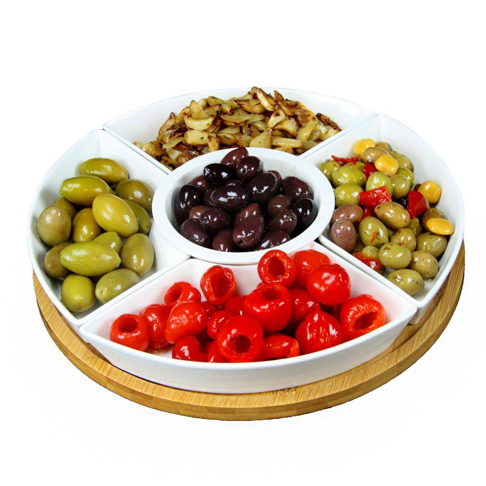 Lazy Susan Appetizer and Condiment Server Set 98596456M