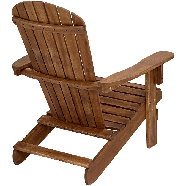 Teal Island Designs Cape Cod Natural Wood Adirondack Chair